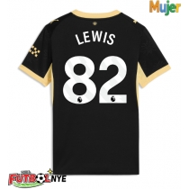 Camiseta Manchester City Rico Lewis #82 Visitante Equipación para mujer 2026-27 manga corta